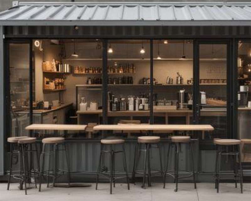 Shipping Container Cafe